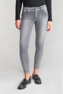 LE TEMPS DES CERISES Jarry Pulp Slim 7/8ème Jeans Gris N°3