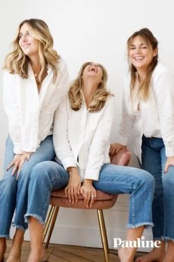 LE TEMPS DES CERISES COLLAB @PAULINETRRS Pablo Taille Haute 7/8ème Jeans Bleu N°4 -Mode Mix Soldes 222 jfpricw9090nbpa 3001 imaged2