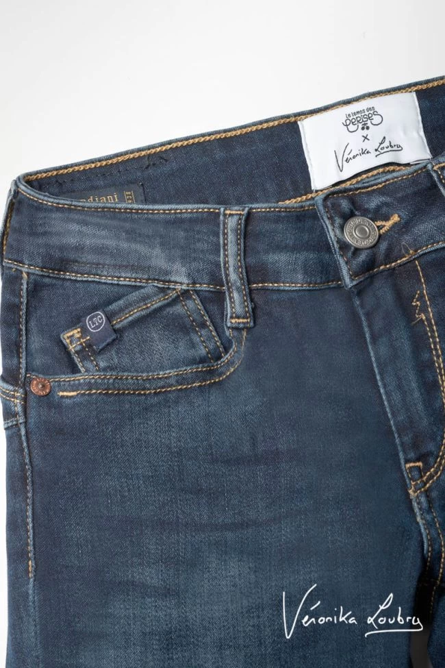 LE TEMPS DES CERISES Pulp Slim By Véronika Loubry Jeans Bleu N°1 8 LE TEMPS DES CERISES Pulp Slim By Véronika Loubry Jeans Bleu N°1 – Image 6