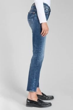 LE TEMPS DES CERISES Zep Pulp Regular Taille Haute 7/8ème Jeans Destroy Bleu N°2 -Mode Mix Soldes 222 jfzep000w1384 3001 imaged4