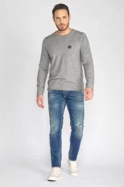 LE TEMPS DES CERISES Marvin 700/11 Adjusted Jeans Destroy Vintage Bleu N°2