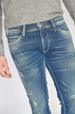 LE TEMPS DES CERISES Marvin 700/11 Adjusted Jeans Destroy Vintage Bleu N°2 -Mode Mix Soldes 222 jh711marw4064 3001 imaged2