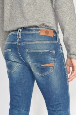 LE TEMPS DES CERISES Marvin 700/11 Adjusted Jeans Destroy Vintage Bleu N°2 -Mode Mix Soldes 222 jh711marw4064 3001 imaged4