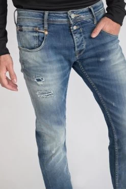LE TEMPS DES CERISES Bellarys 800/12 Regular Jeans Destroy Vintage Bleu N°3 -Mode Mix Soldes 222 jh812belw6016 3001 imaged1