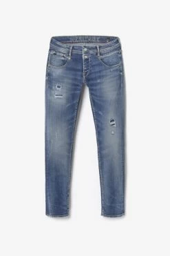 LE TEMPS DES CERISES Bellarys 800/12 Regular Jeans Destroy Vintage Bleu N°3 -Mode Mix Soldes 222 jh812belw6016 3001 imaged8
