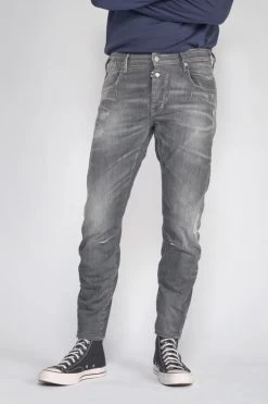 LE TEMPS DES CERISES Alost 900/3 Tapered Arqué Jeans Destroy Gris N°1 12 LE TEMPS DES CERISES Alost 900/3 Tapered Arqué Jeans Destroy Gris N°1 -Mode Mix Soldes 222 jh903galw6018 0003 imaged1