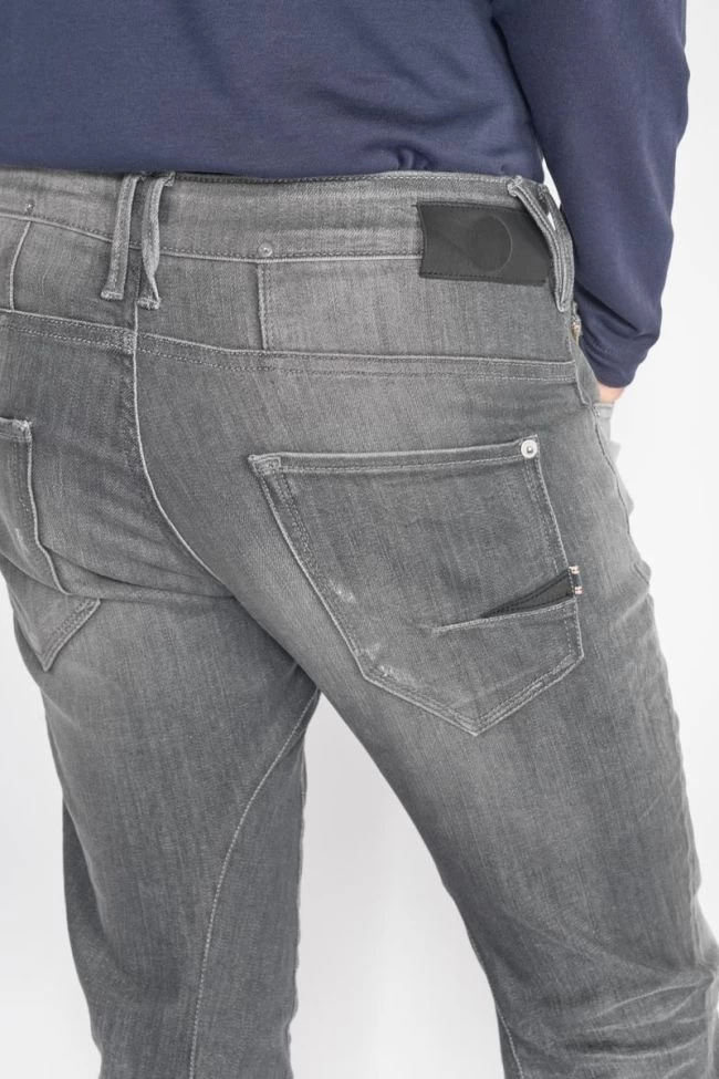 LE TEMPS DES CERISES Alost 900/3 Tapered Arqué Jeans Destroy Gris N°1 7 LE TEMPS DES CERISES Alost 900/3 Tapered Arqué Jeans Destroy Gris N°1 – Image 5