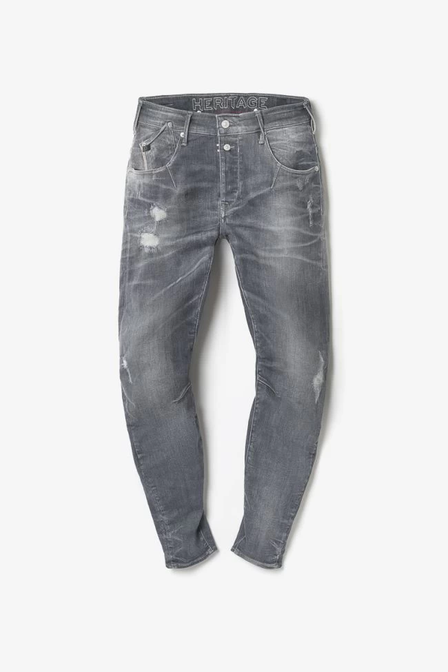 LE TEMPS DES CERISES Alost 900/3 Tapered Arqué Jeans Destroy Gris N°1 10 LE TEMPS DES CERISES Alost 900/3 Tapered Arqué Jeans Destroy Gris N°1 – Image 8