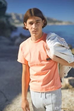 LE TEMPS DES CERISES T-shirt Ikkobo Corail