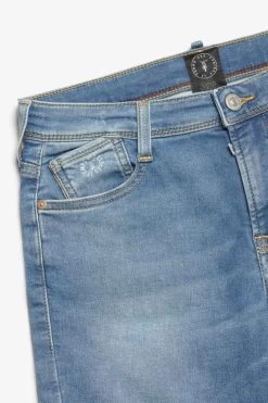 LE TEMPS DES CERISES Bermuda Jogg Lo Bleu Clair Délavé -Mode Mix Soldes 231 bjogglo0w5107 3001 imaged1