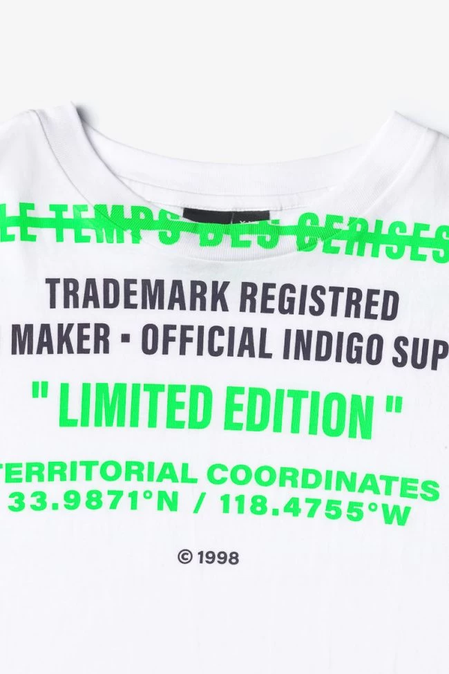 LE TEMPS DES CERISES T-shirt Mochibo Blanc Imprimé 4 LE TEMPS DES CERISES T-shirt Mochibo Blanc Imprimé – Image 2