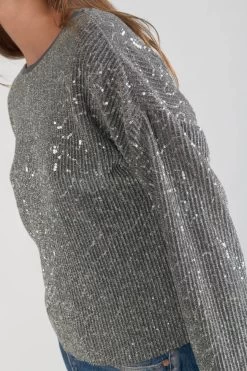 LE TEMPS DES CERISES Top Able Argenté -Mode Mix Soldes 231 fable00000000ml 1149 imaged2