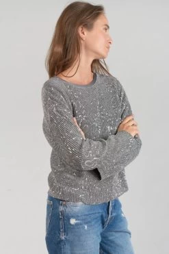 LE TEMPS DES CERISES Top Able Argenté -Mode Mix Soldes 231 fable00000000ml 1149 imaged4