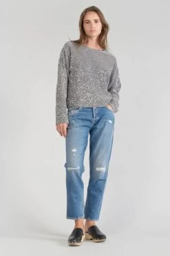 LE TEMPS DES CERISES Top Able Argenté -Mode Mix Soldes 231 fable00000000ml 1149 imaged5