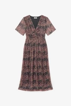 LE TEMPS DES CERISES Robe Longue Amiel Imprimée Irisée -Mode Mix Soldes 231 famiel0000000mc 4107 imaged8