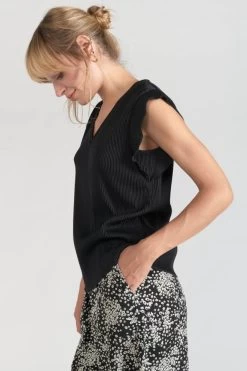 LE TEMPS DES CERISES Top Arket Noir -Mode Mix Soldes 231 farket0000000sm 0001 imaged1