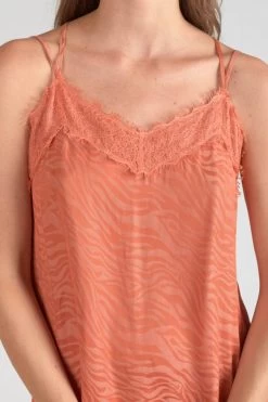 LE TEMPS DES CERISES Caraco Ayek En Jacquard Orange Corail -Mode Mix Soldes 231 fayek0000000000 5225 imaged1