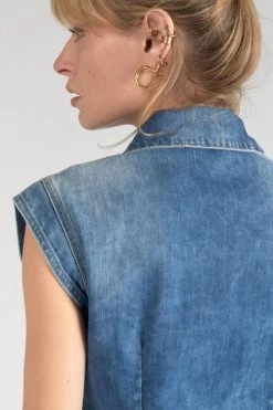 LE TEMPS DES CERISES Robe Diderot En Jeans Bleu 12 LE TEMPS DES CERISES Robe Diderot En Jeans Bleu -Mode Mix Soldes 231 fdiderotw3041 3001 imaged2