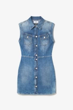 LE TEMPS DES CERISES Robe Diderot En Jeans Bleu 15 LE TEMPS DES CERISES Robe Diderot En Jeans Bleu -Mode Mix Soldes 231 fdiderotw3041 3001 imaged8