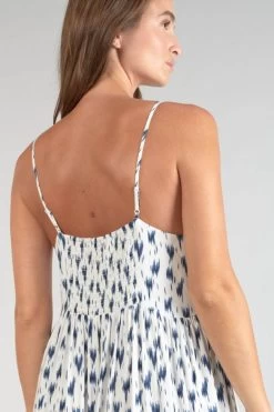 LE TEMPS DES CERISES Robe Longue Evita Tie And Dye Bleu 12 LE TEMPS DES CERISES Robe Longue Evita Tie And Dye Bleu -Mode Mix Soldes 231 fevita0000000sm 3221 imaged2