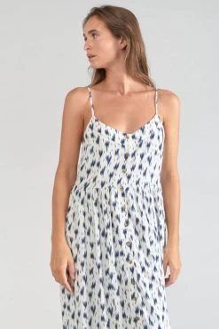 LE TEMPS DES CERISES Robe Longue Evita Tie And Dye Bleu 13 LE TEMPS DES CERISES Robe Longue Evita Tie And Dye Bleu -Mode Mix Soldes 231 fevita0000000sm 3221 imaged4