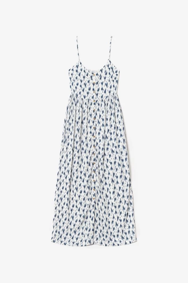 LE TEMPS DES CERISES Robe Longue Evita Tie And Dye Bleu 9 LE TEMPS DES CERISES Robe Longue Evita Tie And Dye Bleu – Image 7