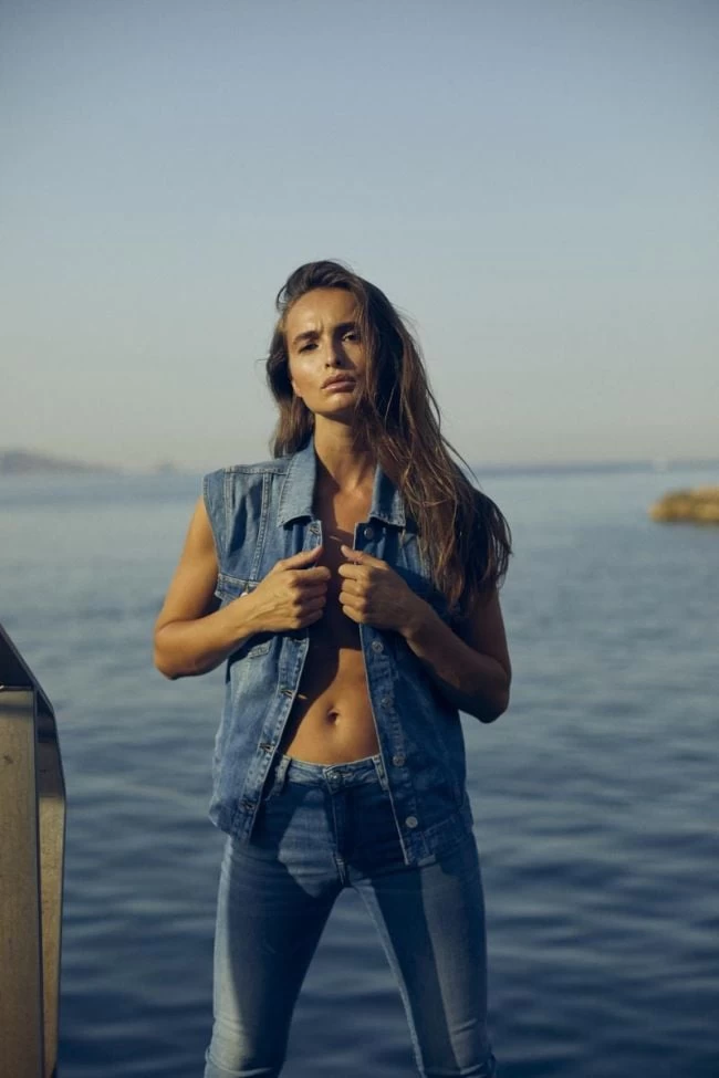 LE TEMPS DES CERISES Veste Sans Manches Galinat En Jeans Bleu 3 LE TEMPS DES CERISES Veste Sans Manches Galinat En Jeans Bleu