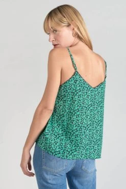 LE TEMPS DES CERISES Caraco Janna à Motif Vert -Mode Mix Soldes 231 fjanna000000000 3248 imaged4