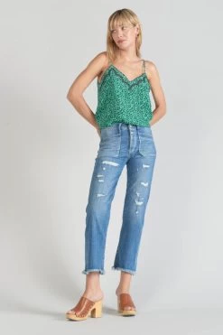 LE TEMPS DES CERISES Caraco Janna à Motif Vert -Mode Mix Soldes 231 fjanna000000000 3248 imaged5