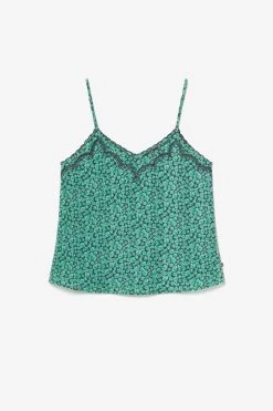 LE TEMPS DES CERISES Caraco Janna à Motif Vert -Mode Mix Soldes 231 fjanna000000000 3248 imaged8