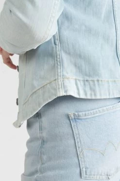 LE TEMPS DES CERISES Veste En Jeans Lilly Bleu Très Clair -Mode Mix Soldes 231 flilly00w1259 3001 imaged4