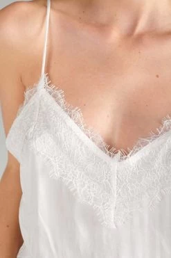 LE TEMPS DES CERISES Body Caraco Luiss En Jacquard écru -Mode Mix Soldes 231 fluiss0000000sm 1132 imaged2