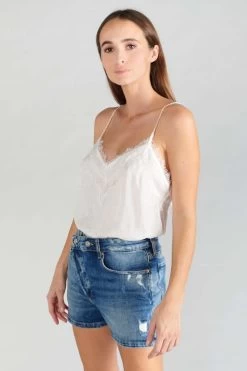 LE TEMPS DES CERISES Body Caraco Luiss En Jacquard écru -Mode Mix Soldes 231 fluiss0000000sm 1132 imaged6