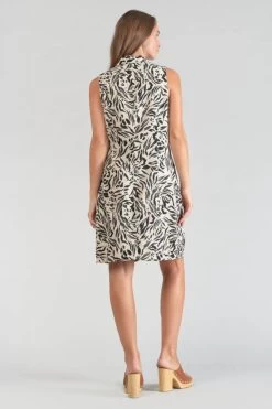 LE TEMPS DES CERISES Robe En Lin Mélangé Muna à Motif Animalier 13 LE TEMPS DES CERISES Robe En Lin Mélangé Muna à Motif Animalier -Mode Mix Soldes 231 fmuna00000000sm 0406 imaged4