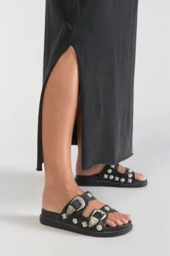 LE TEMPS DES CERISES Robe T-shirt Longue Poppy Noire -Mode Mix Soldes 231 fpoppy0000000sm 0001 imaged2