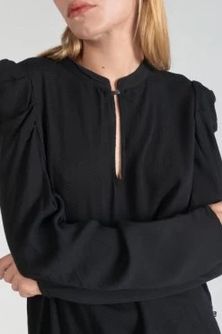LE TEMPS DES CERISES Blouse Sterenn Noire 11 LE TEMPS DES CERISES Blouse Sterenn Noire -Mode Mix Soldes 231 fsterenn00000ml 0001 imaged1
