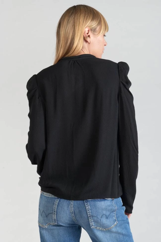 LE TEMPS DES CERISES Blouse Sterenn Noire 4 LE TEMPS DES CERISES Blouse Sterenn Noire – Image 2
