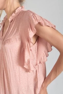 LE TEMPS DES CERISES Top Theron Rose Saumon -Mode Mix Soldes 231 ftheron000000sm 5225 imaged1