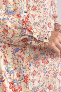 LE TEMPS DES CERISES Robe-chemise Tita à Motif Cachemire -Mode Mix Soldes 231 ftita00000000ml 5083 imaged2