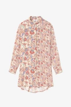 LE TEMPS DES CERISES Robe-chemise Tita à Motif Cachemire -Mode Mix Soldes 231 ftita00000000ml 5083 imaged8