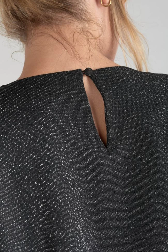 LE TEMPS DES CERISES Top Winslet Noir Irisé 6 LE TEMPS DES CERISES Top Winslet Noir Irisé – Image 4