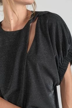 LE TEMPS DES CERISES Top Winslet Noir Irisé 16 LE TEMPS DES CERISES Top Winslet Noir Irisé -Mode Mix Soldes 231 fwinslet00000mc 0001 imaged2