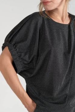 LE TEMPS DES CERISES Top Winslet Noir Irisé 17 LE TEMPS DES CERISES Top Winslet Noir Irisé -Mode Mix Soldes 231 fwinslet00000mc 0001 imaged4