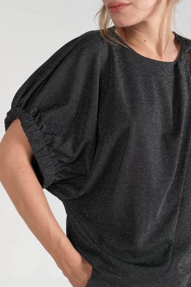 LE TEMPS DES CERISES Top Winslet Noir Irisé 8 LE TEMPS DES CERISES Top Winslet Noir Irisé – Image 6