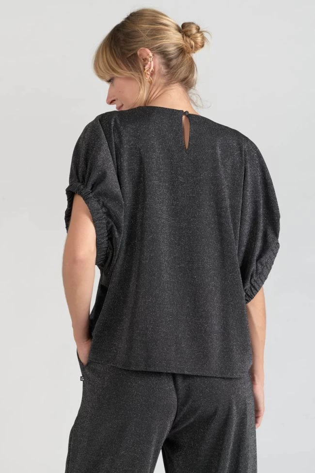 LE TEMPS DES CERISES Top Winslet Noir Irisé 10 LE TEMPS DES CERISES Top Winslet Noir Irisé – Image 8