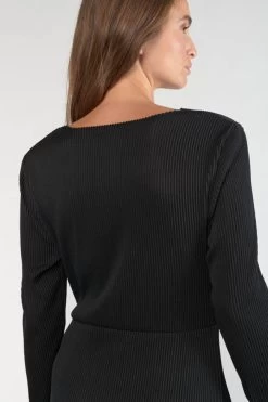 LE TEMPS DES CERISES Robe Longue Yama Noire -Mode Mix Soldes 231 fyama00000000ml 0001 imaged2