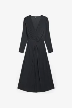 LE TEMPS DES CERISES Robe Longue Yama Noire -Mode Mix Soldes 231 fyama00000000ml 0001 imaged8