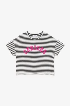 LE TEMPS DES CERISES T-shirt Aellegi à Rayures