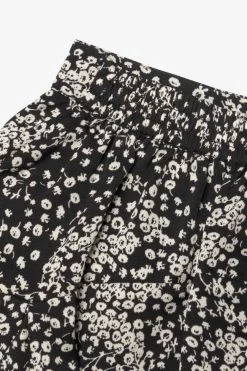 LE TEMPS DES CERISES Jupe Short Cassandgi à Motif Floral Noir Et Blanc -Mode Mix Soldes 231 gcassandgi00000 0422 imaged1