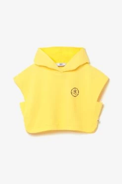 LE TEMPS DES CERISES Sweat Court Shergi Jaune -Mode Mix Soldes 231 gshergi000000sm 2021 imaged4